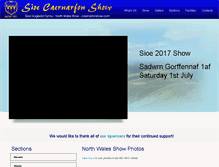 Tablet Screenshot of caernarfonshow.com